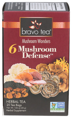 Tea  6Mushroom Dfns 20Pc - 1.06 OZ (Case of 1)