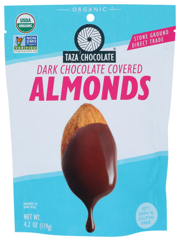 Almond Drk Choc Cvrd Org - 3.5OZ (case of 12)