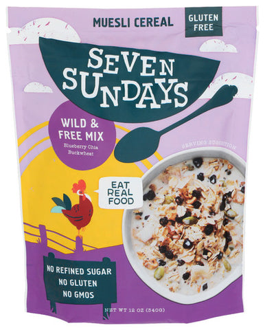 Muesli Blry Chia Bukwt - 12 OZ (Case of 6)