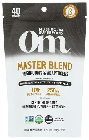 Mushrm Master Blend Org - 3.2 OZ (Case of 1)