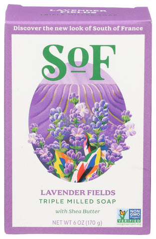 Soap Bar Lavender Fields - 6OZ (case of 3)