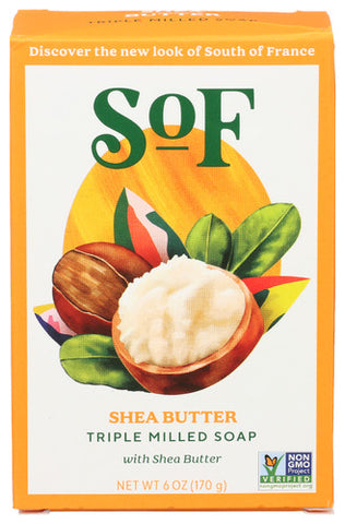 Soap Bar Shea Butter - 6OZ (case of 3)