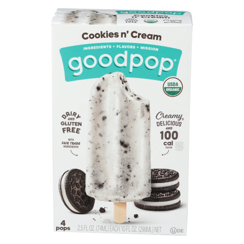 Pop 4Ct Cookies N Cream - 10FO (case of 8)