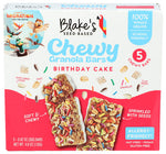 Bars Chewy Bday Cake 5Ct - 4.6 OZ (Case of 6)