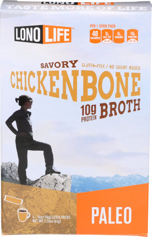 Broth Bone Chicken Stk 4Pk - 2.24 OZ (Case of 6)