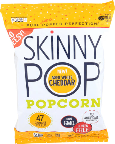 Popcorn Aged Wht Cheddar - 4.4 OZ (Case of 12)