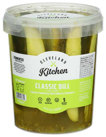 Pickle Spears Classic Dill - 32 FO (Case of 6)