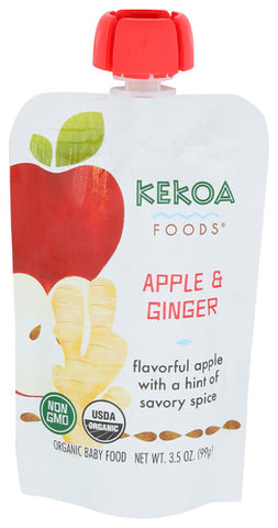 Food Baby Apple & Ginger - 3.5 OZ (Case of 6)