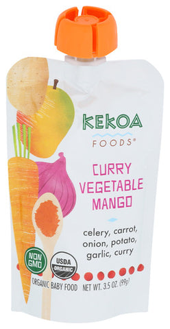 Food Baby Curry Veg Mngo - 3.5 OZ (Case of 6)