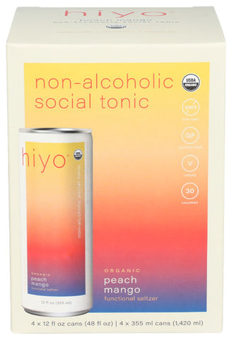 Na Mocktl Peach Mngo 4Pk - 48 FO (Case of 6)