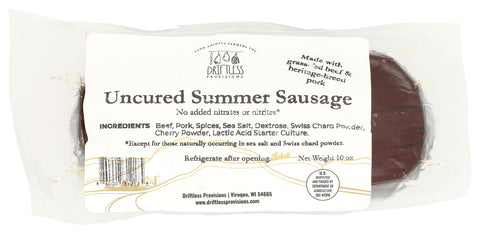 Sausage Summer Uncured - 10 OZ (Case of 12)