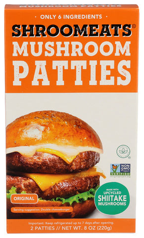 Patties Shroomeats Mushroom - 8 OZ (Case of 6)