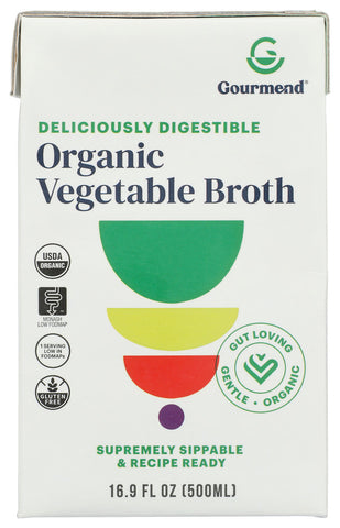 Broth Vegetable Org - 16.9 FO (Case of 6)