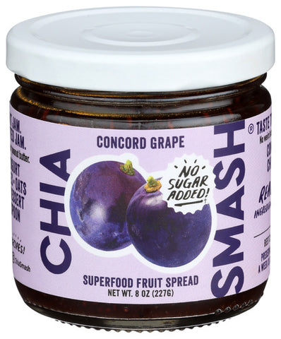 Jam Chia Concord Grape - 8 OZ (Case of 6)