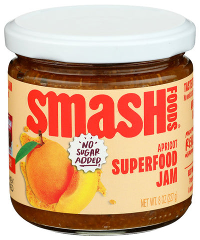 Jam Chia Apricot Sprfood - 8 OZ (Case of 6)