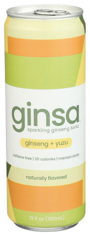 Water Tonic Ginseng Yuzu - 12 FO (Case of 12)