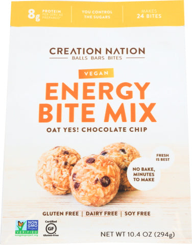 Mix Enrgy Bite Choc Chip - 10.5 OZ (Case of 6)