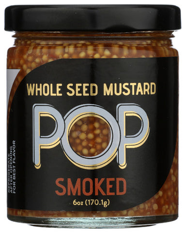 Mustard Whl Seed Smoked - 6 OZ (Case of 12)