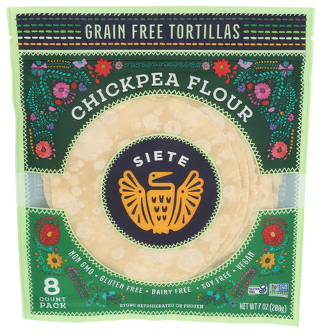 Tortillas Chickpea Flour - 7OZ (case of 12)