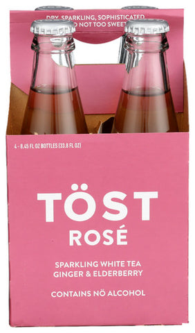 Na Wine Tea Spk Rose 4Pk - 33.8 FO (Case of 6)