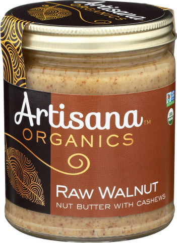 Nut Bttr Walnut Raw Org - 8OZ (case of 6)