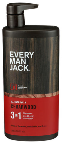 Wash Mens 3N1 Cedarwood - 28.8 FO (Case of 1)