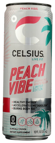 Bev Sprkl Peach Vibe - 12 FO (Case of 12)