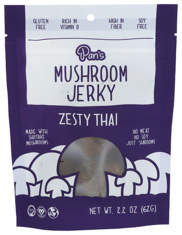 Jerky Mushrm Zesty Thai - 2.2OZ (case of 6)