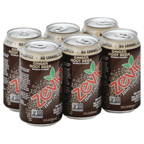 Soda Rootbr Gngr Ntrl 6Pk - 72FO (case of 4)