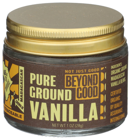 Vanilla Pwdr Pr Grnd Org - 1 OZ (Case of 4)