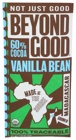 Choc Bar 60 Vanilla Bean - 2.64OZ (case of 12)