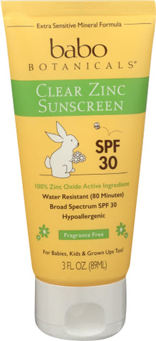 Sunscreen Spf30 Unscentd - 3 OZ (Case of 1)